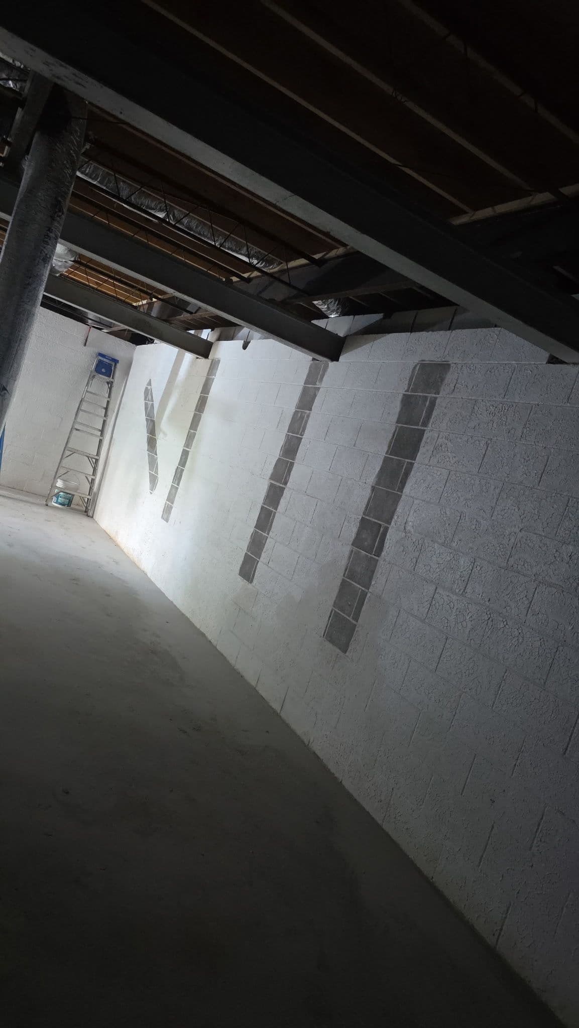 Carbon Fiber Wall Reinforcement Keeps Blue Ridge Foundation Solid image